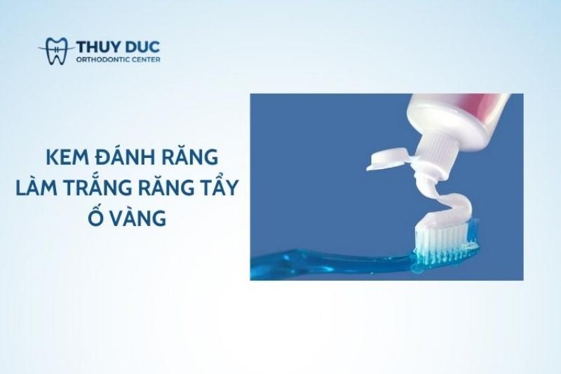 Các loại kem đánh răng trắng răng phổ biến trên thị trường